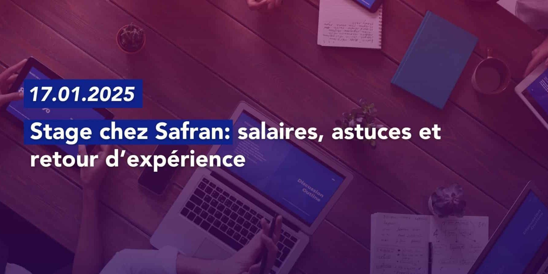 Stage chez Safran