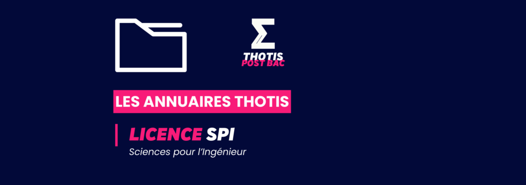 Annuaire Thotis - Licence Sciences de l'Ingénieur