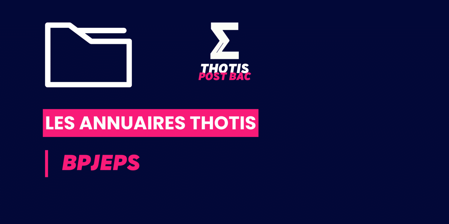 BPJEPS_Annuaire_Thotis