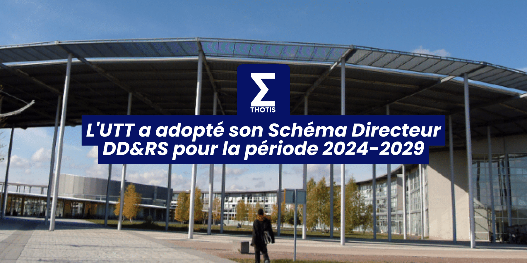 L’UTT a adopté son Schéma Directeur DD&RS pour la période 2024-2029 L'UTT a adopté son Schéma Directeur DD&RS pour la période 2024 2029