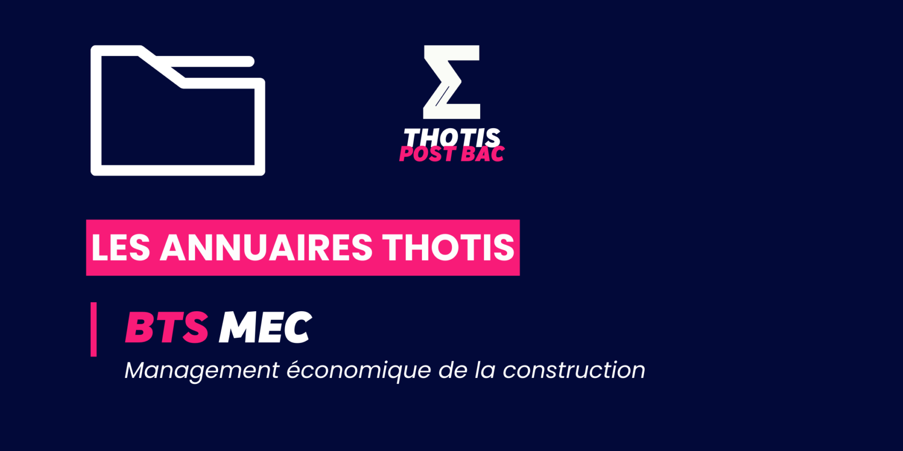 Annuaire Thotis - BTS MEC