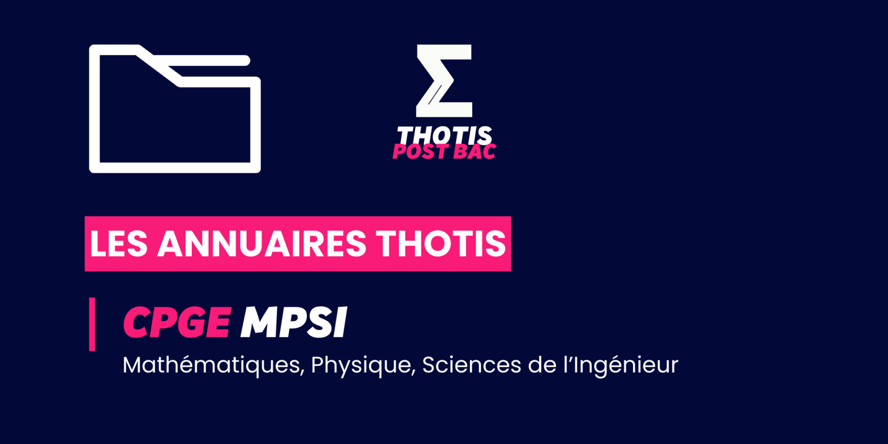Annuaire CPGE MPSI