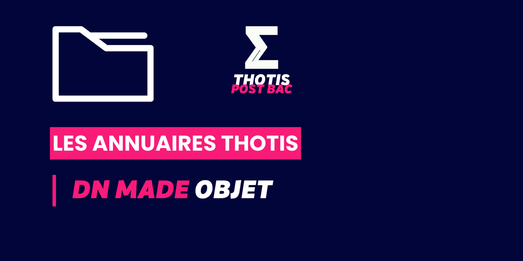 DNMADE Objet Annuaire