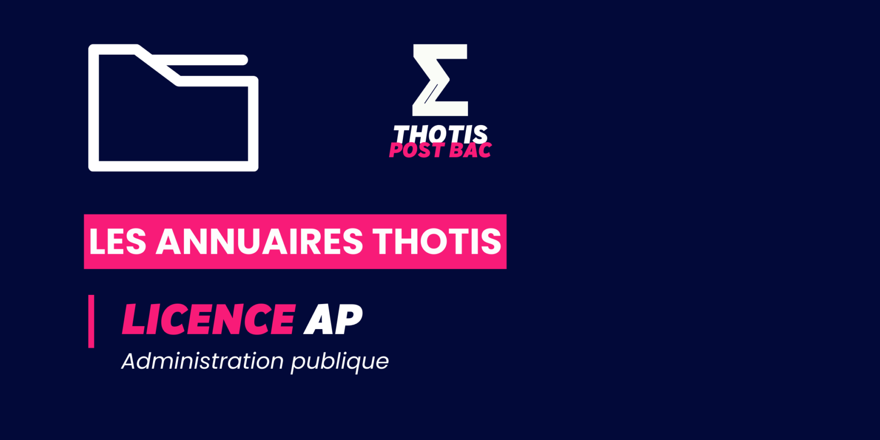 Annuaire Thotis - Licence AP