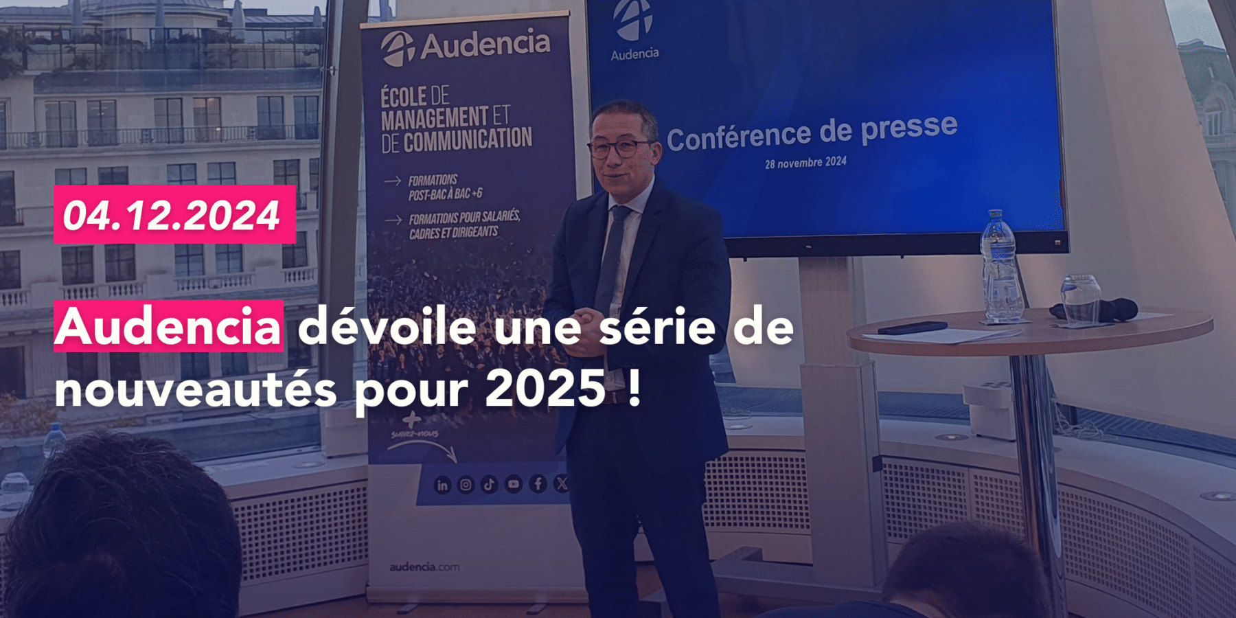 Audencia dévoile une série de nouveautés pour 2025 ! 