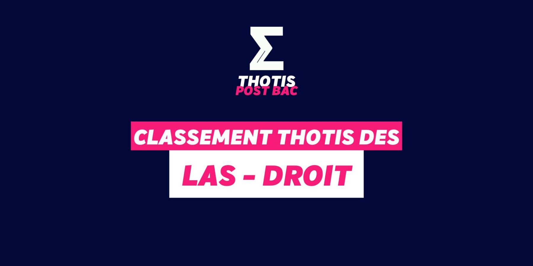 CLASSEMENT LAS DROIT