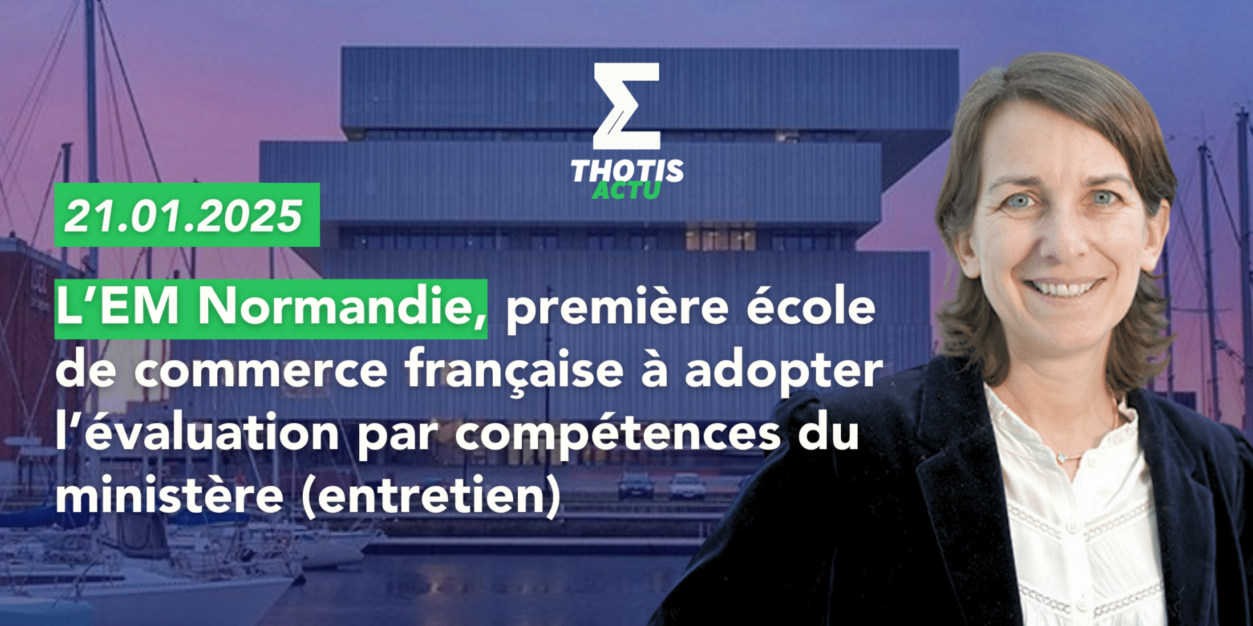 Anne Sophie Courtier, Directrice des programmes de l’EM Normandie.