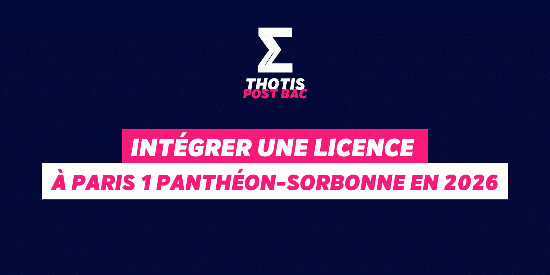 Intégrer une licence à Paris 1 Panthéon Sorbonne