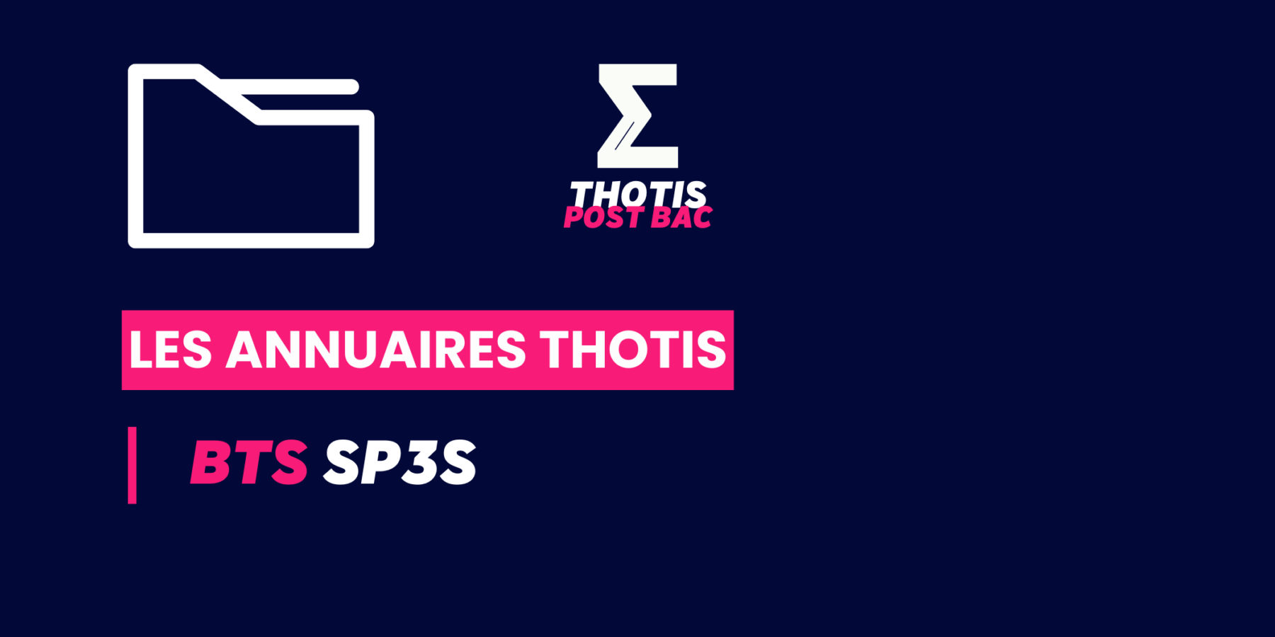 BTS SP3S Annuaire