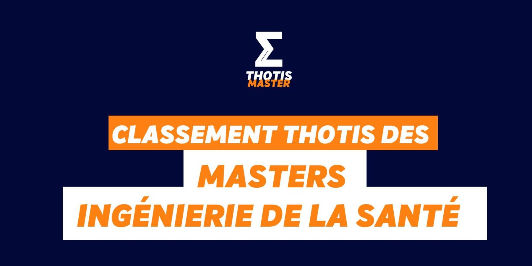 Master Ingénierie santé Master Ingénierie santé