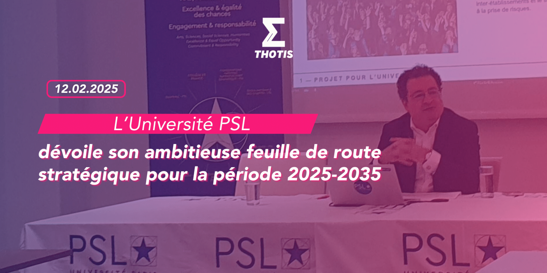 PSL dévoile son ambitieuse feuille de route stratégique pour la période 2025 2035
