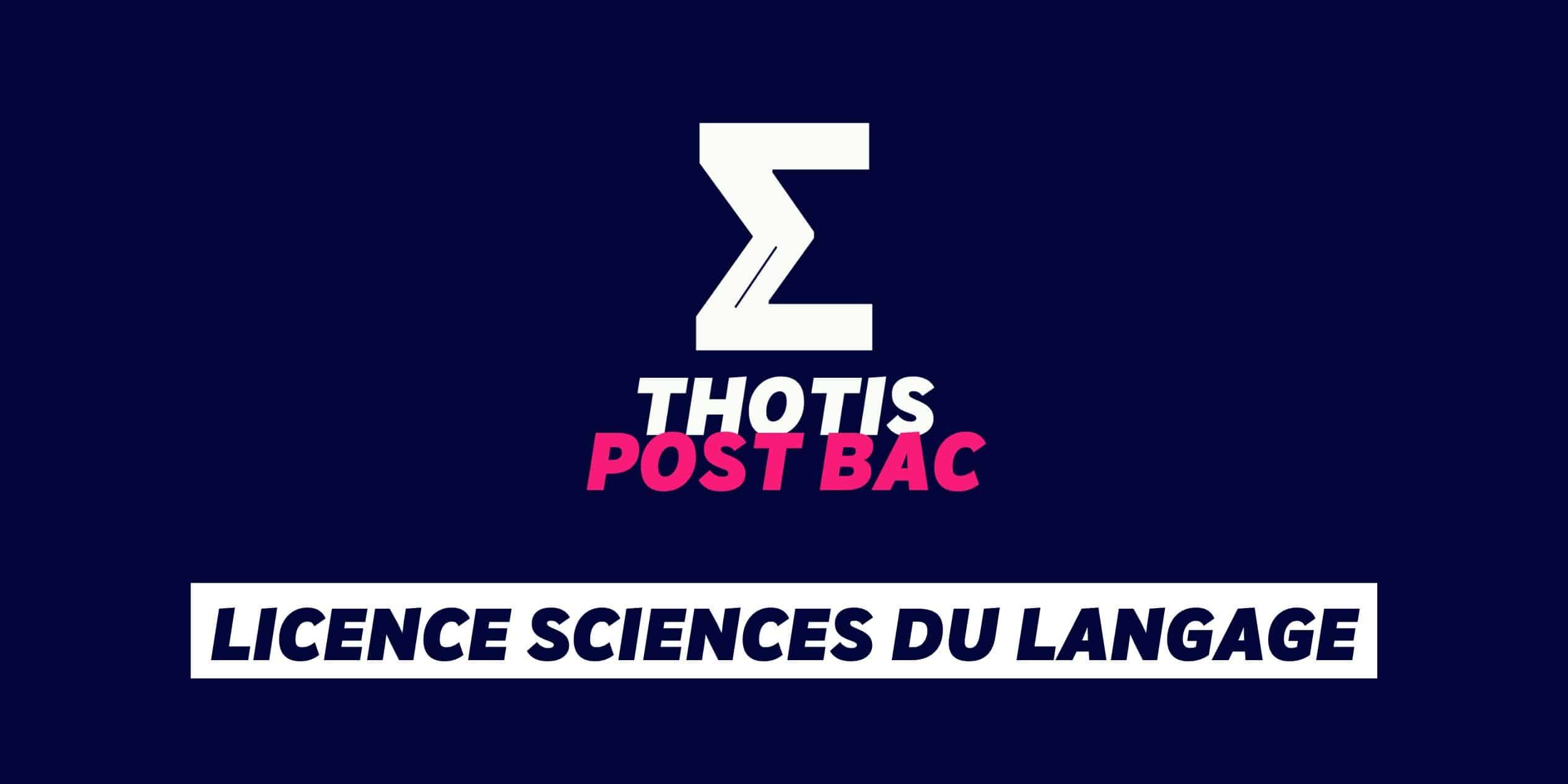 Licence Sciences du langage