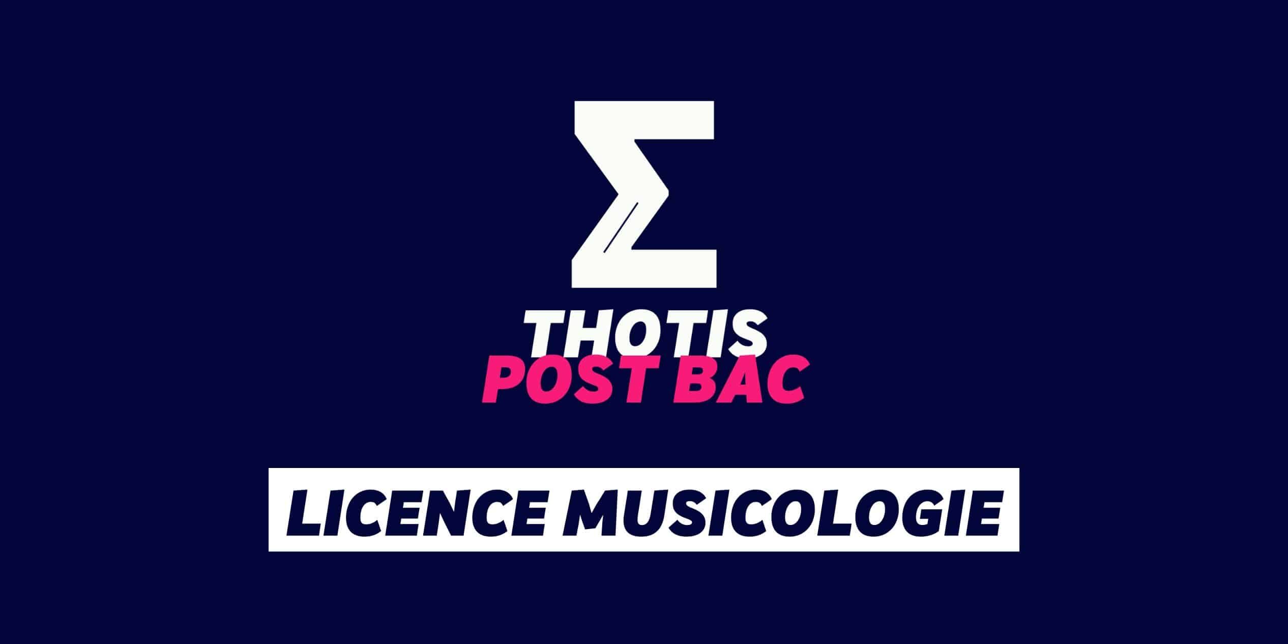 Licence Musicologie