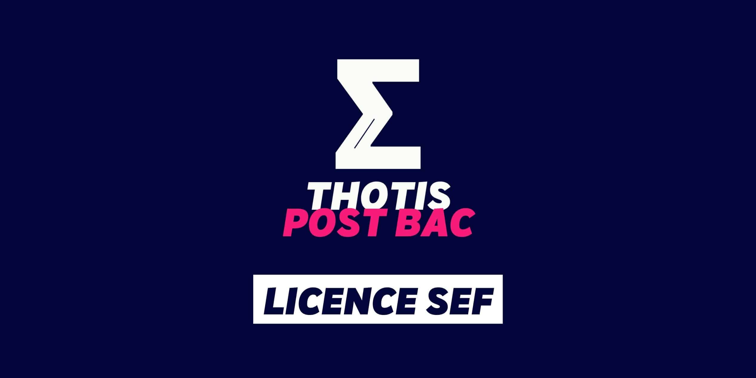 Licence SEF