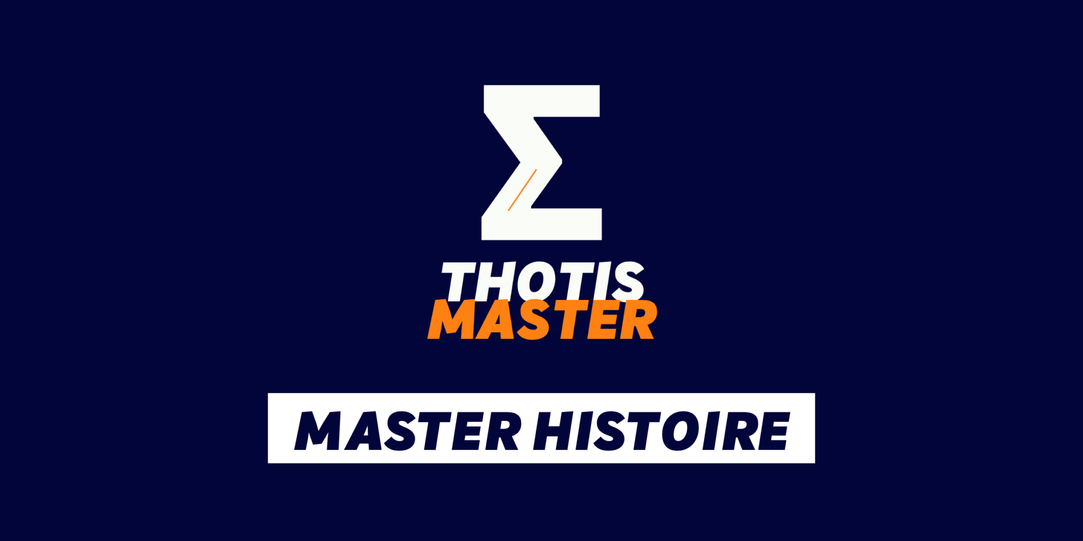 Master Histoire