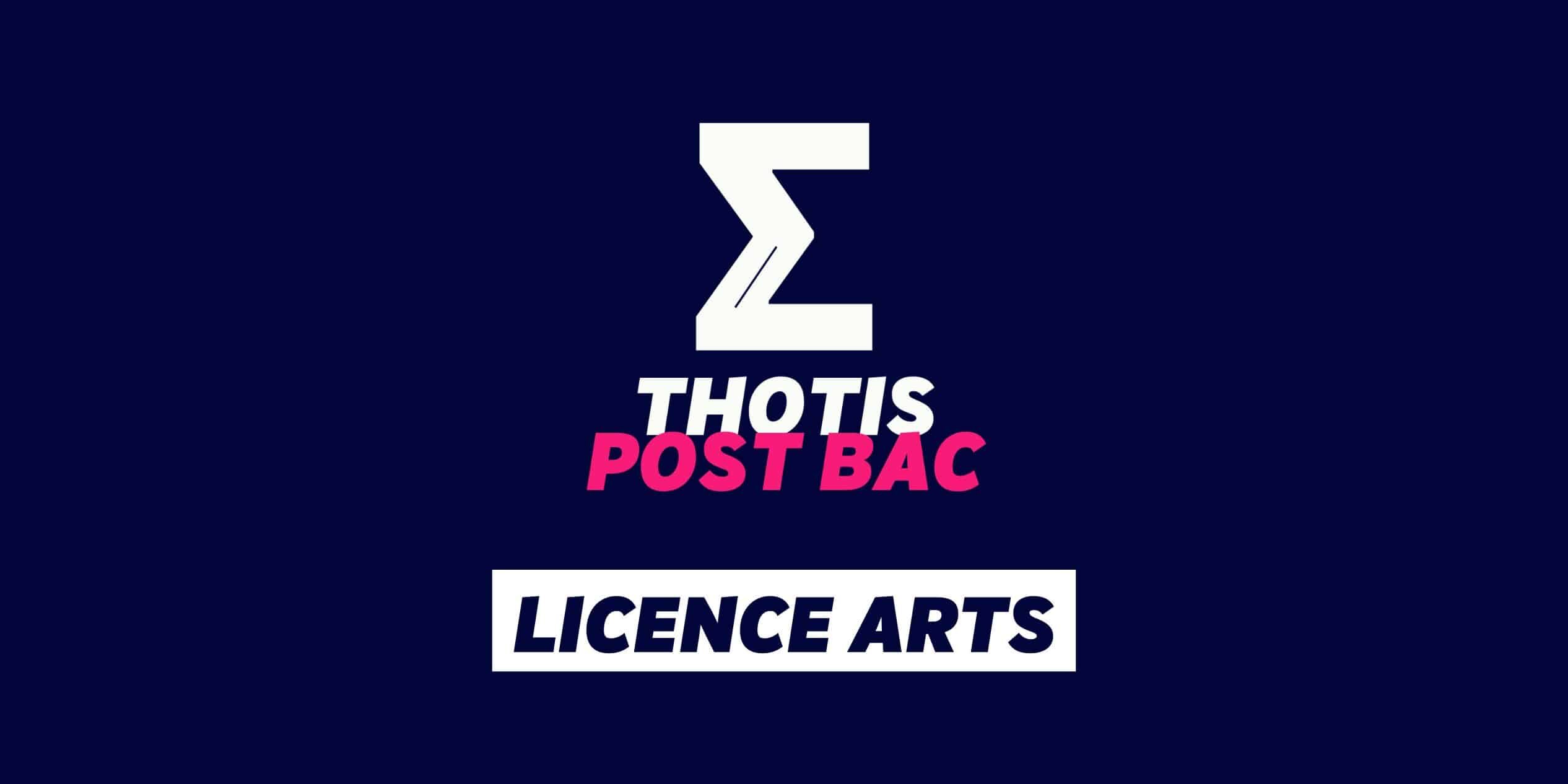 Licence ARTS