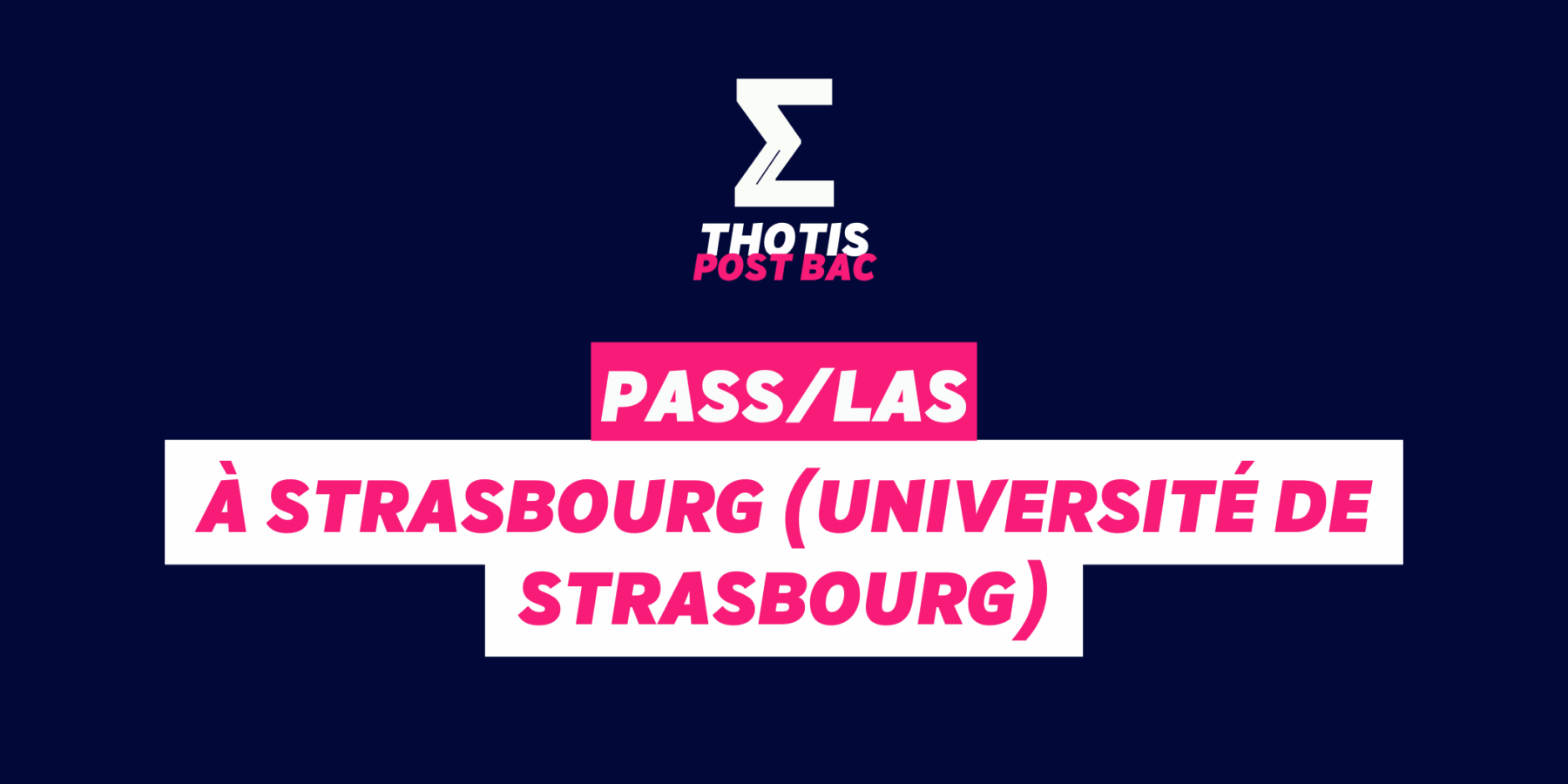 PASSLAS à Strasbourg (Université de Strasbourg)