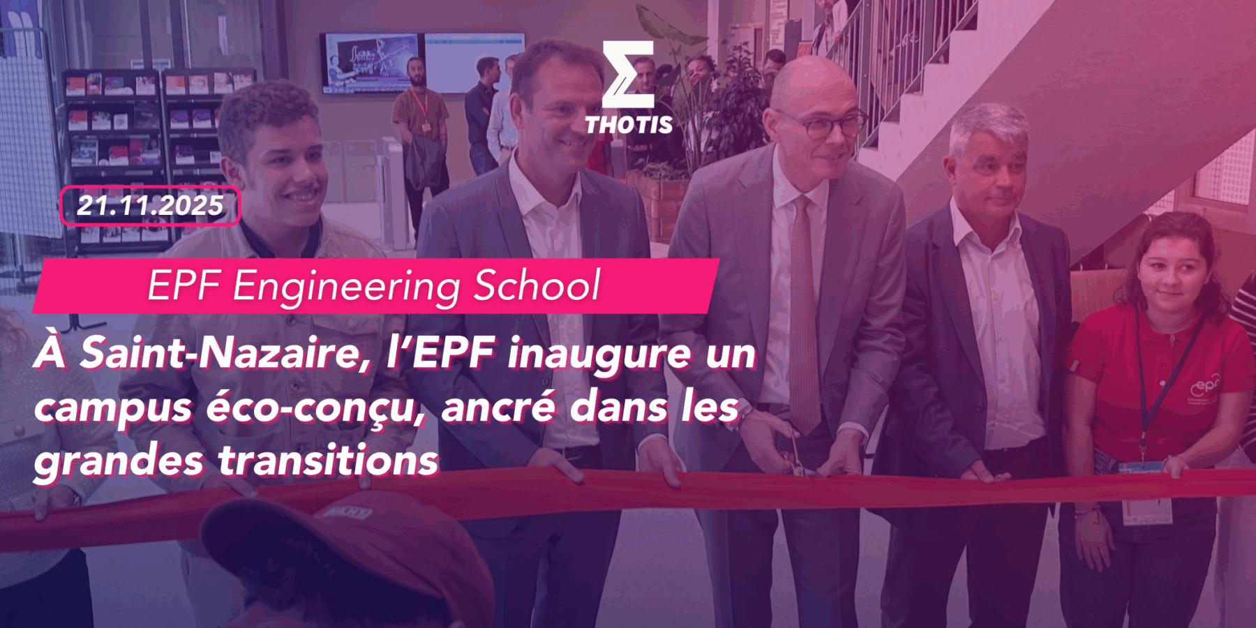 À Saint-Nazaire, l’EPF inaugure un campus éco-conçu, ancré dans les grandes transitions À Saint Nazaire, l’EPF inaugure un campus éco conçu, ancré dans les grandes transitions