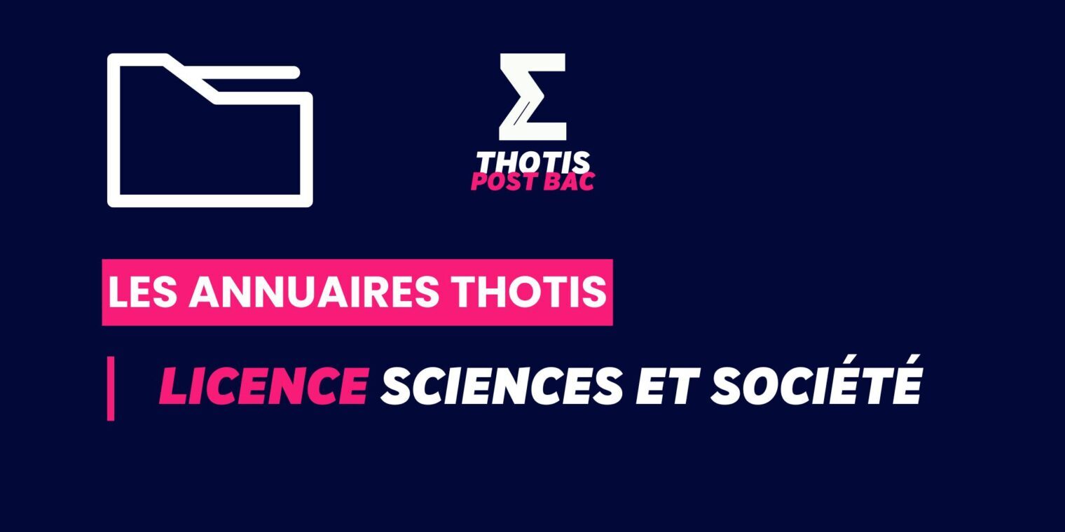 Annuaire Thotis - Licence Sciences et société