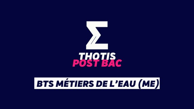BTS Métiers de l'eau (ME)
