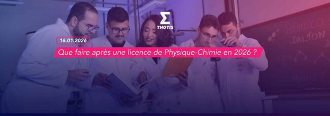 Que faire après une licence de Physique Chimie en 2026