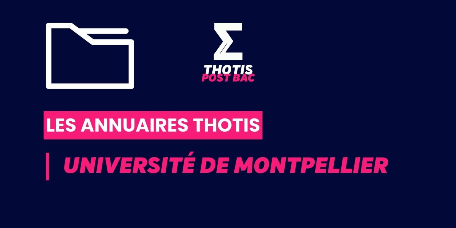 Annuaires Thotis - Université de Montpellier