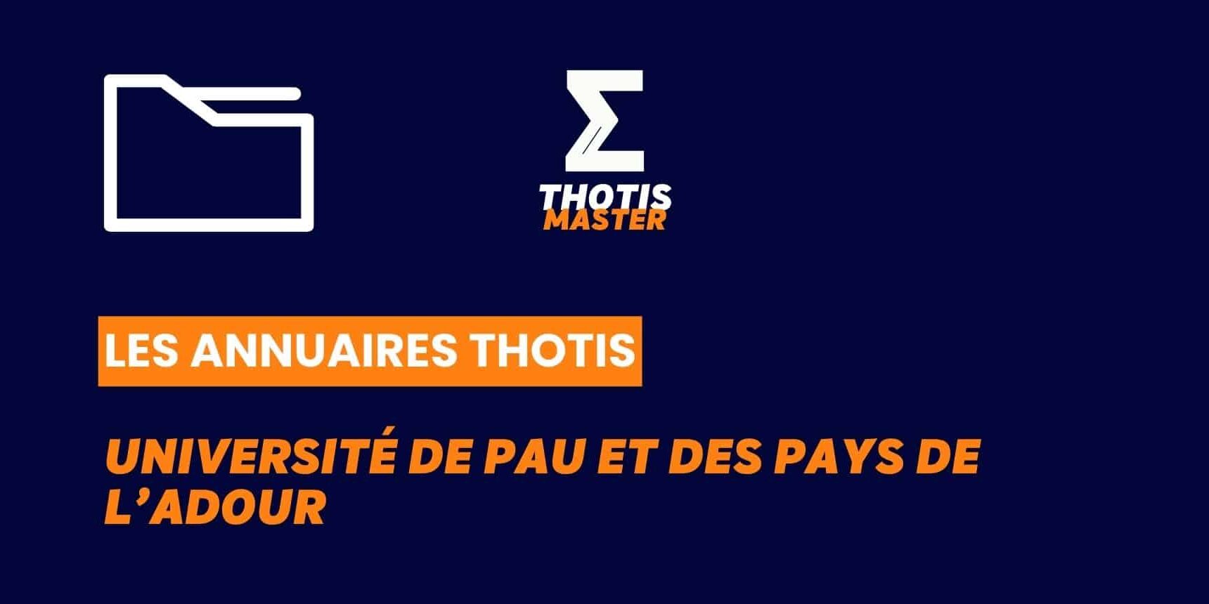 Annuaire Université de Pau et des Pays de l’Adour Annuaire Université de Pau et des Pays de l’Adour