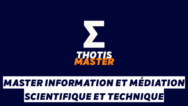 Master Information et médiation scientifique et technique