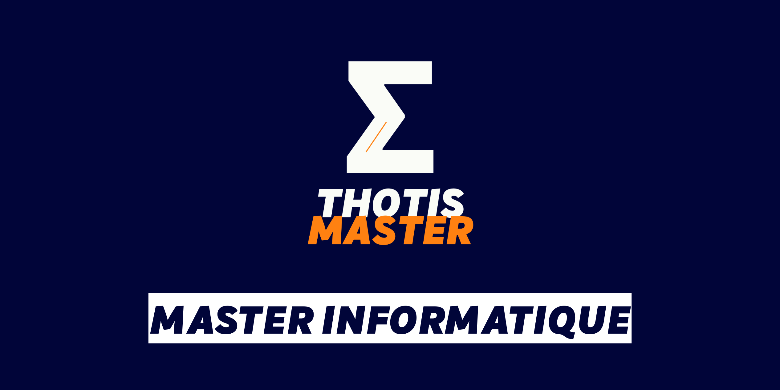 Master Informatique