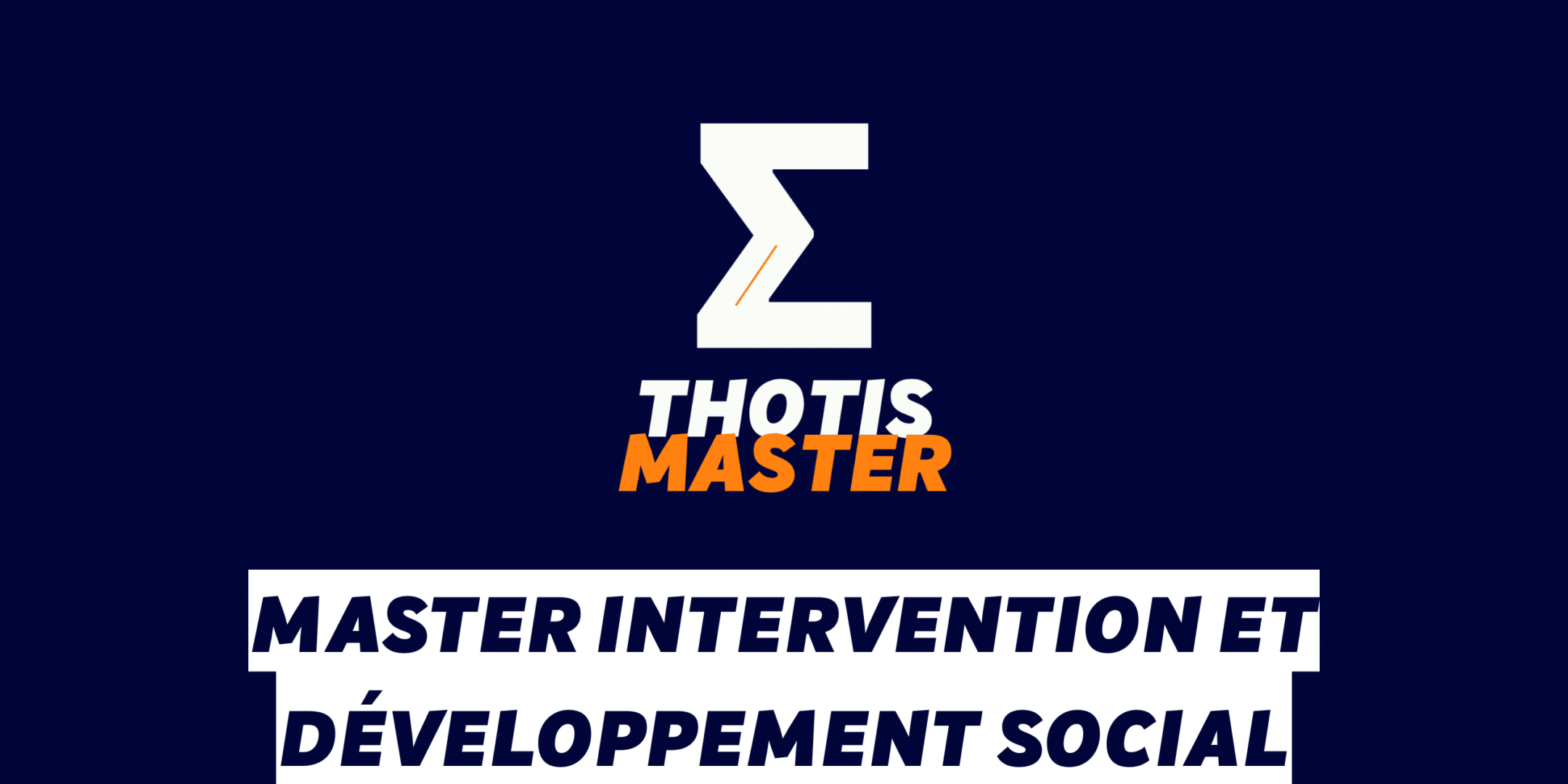 Master Intervention et développement social Master Intervention et développement social
