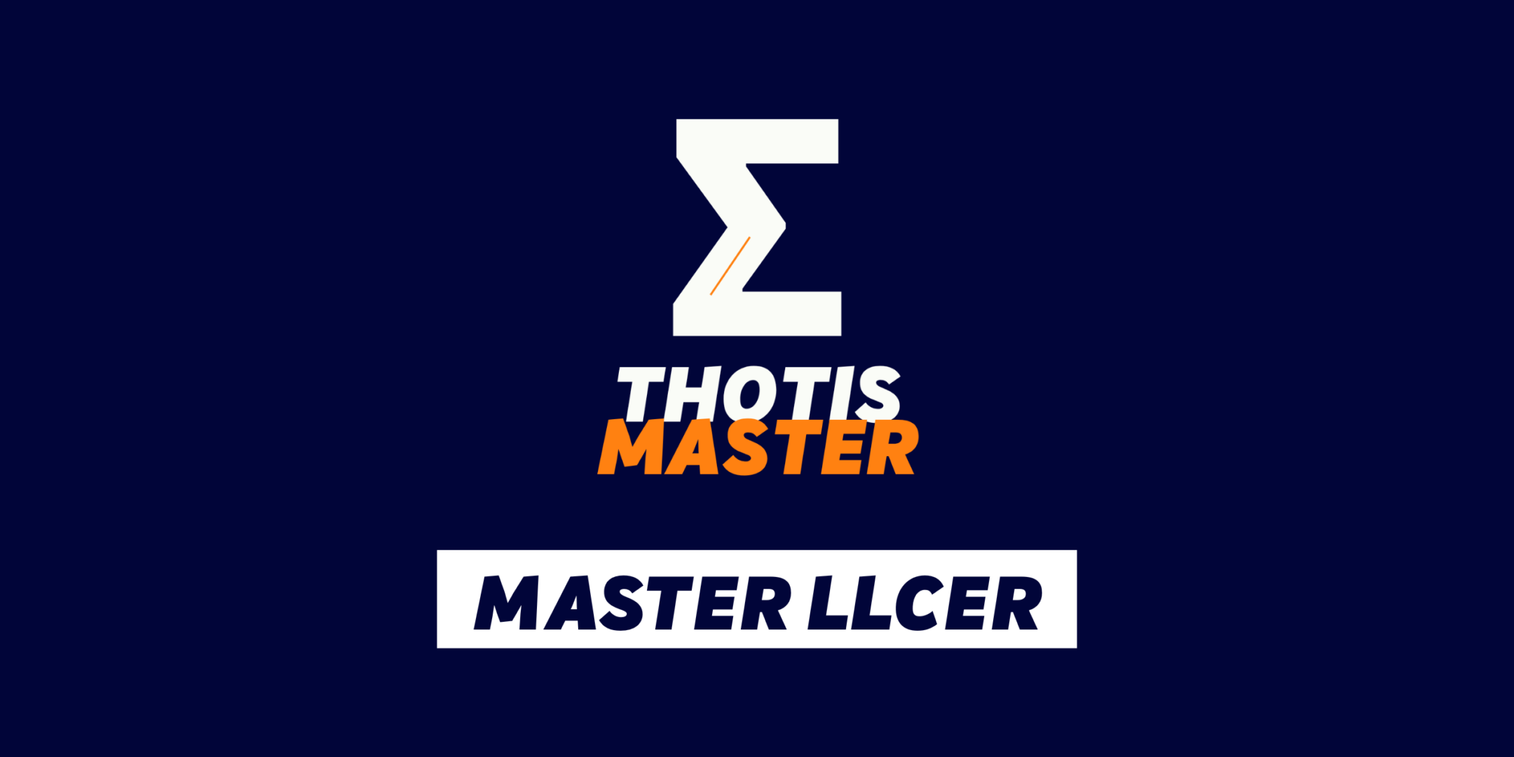 Master LLCER Master LLCER