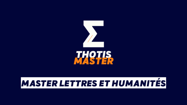 Master Lettres et humanités