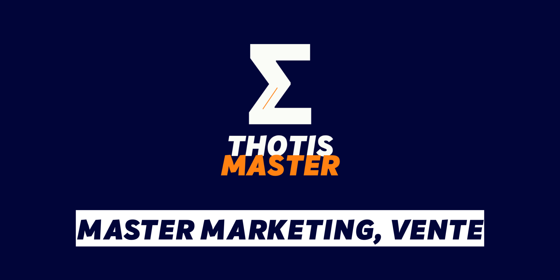 Master Marketing, vente Master Marketing, vente