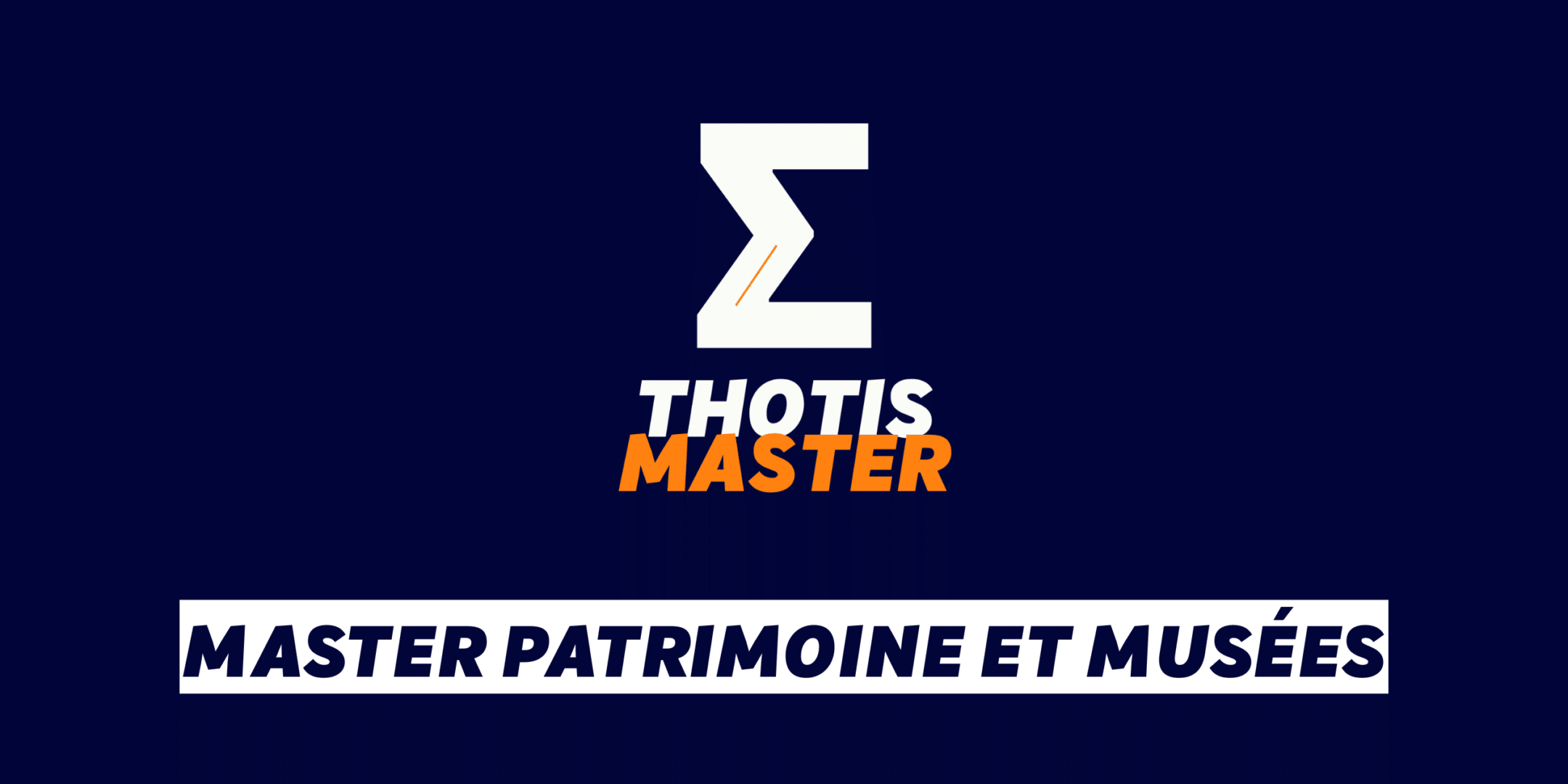 Master Patrimoine et musées