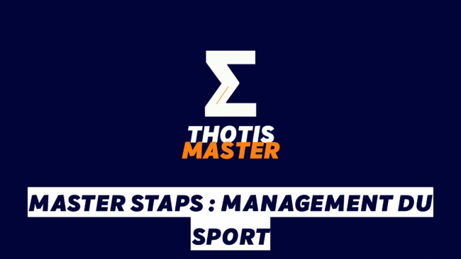 Master STAPS Management du sport