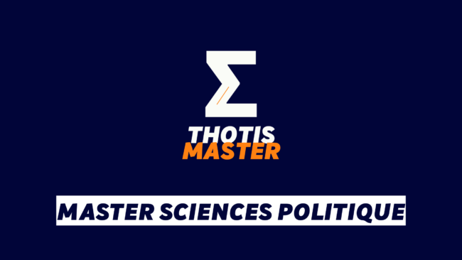 Master Sciences Politique