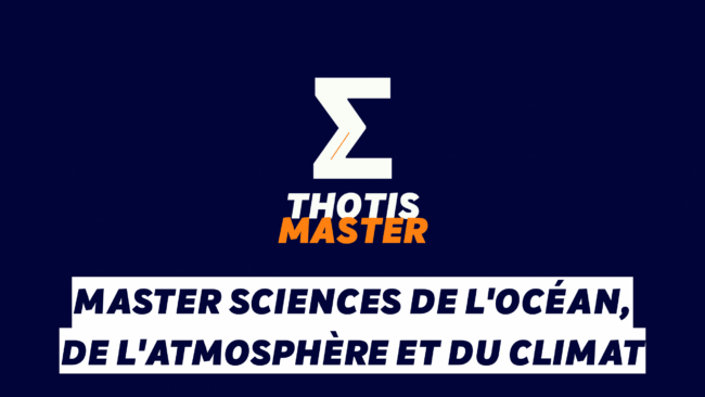 Master Sciences de l'océan, de l'atmosphère et du climat