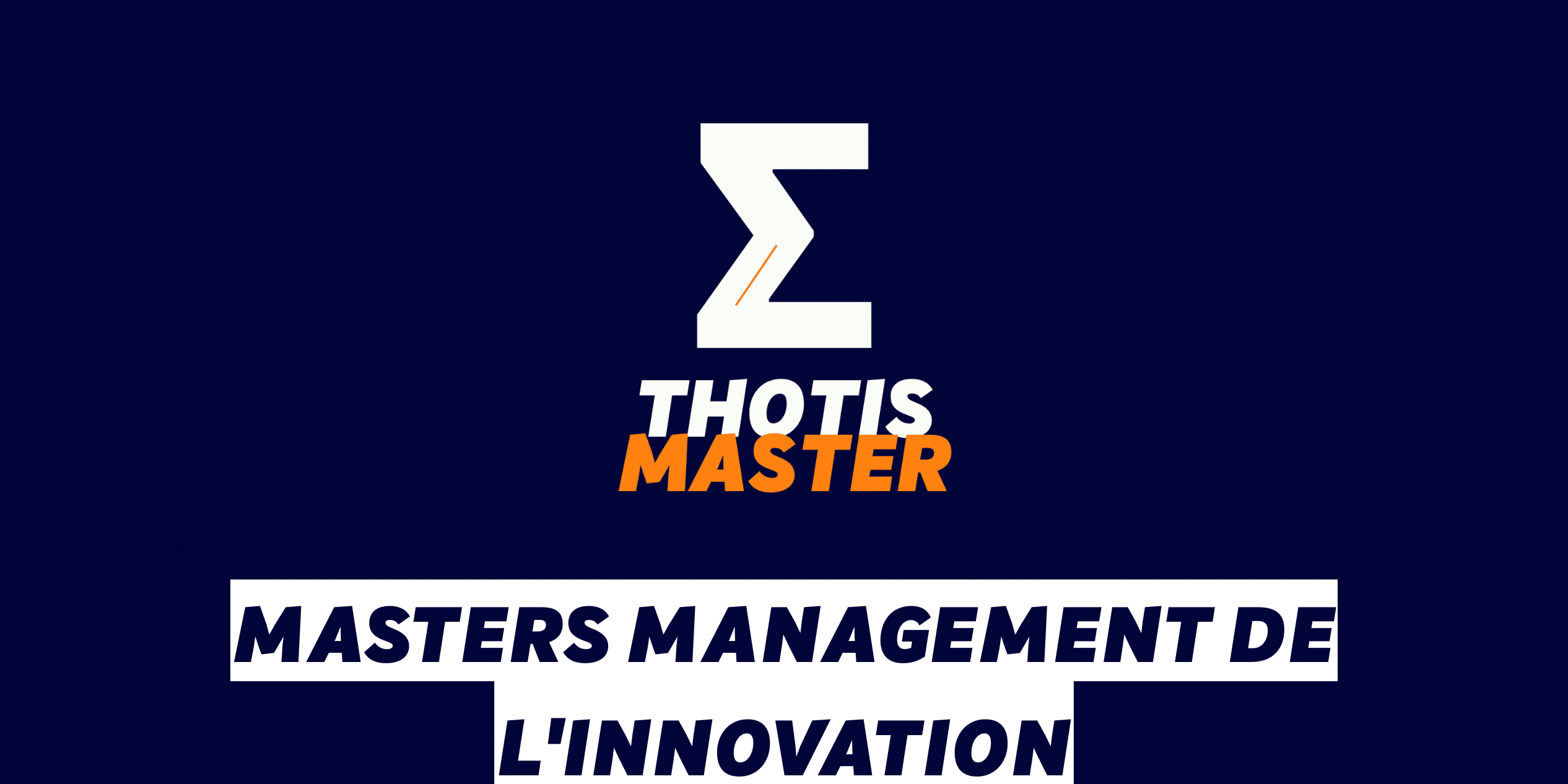 Masters Management de linnovation